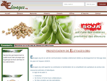 Tablet Screenshot of elevages.org